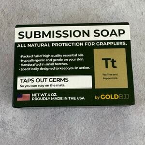 Premium Submissions Grappler Soap USA Made 4oz Bar Soap BJJ Jiu Jitsu Wrestling